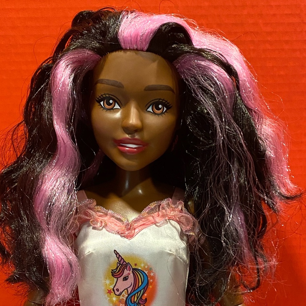 Barbie Unicorn Rainbow Doll 28” Best Fashion